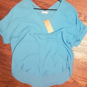 BLUE - Francesca's (Lush) flowy top